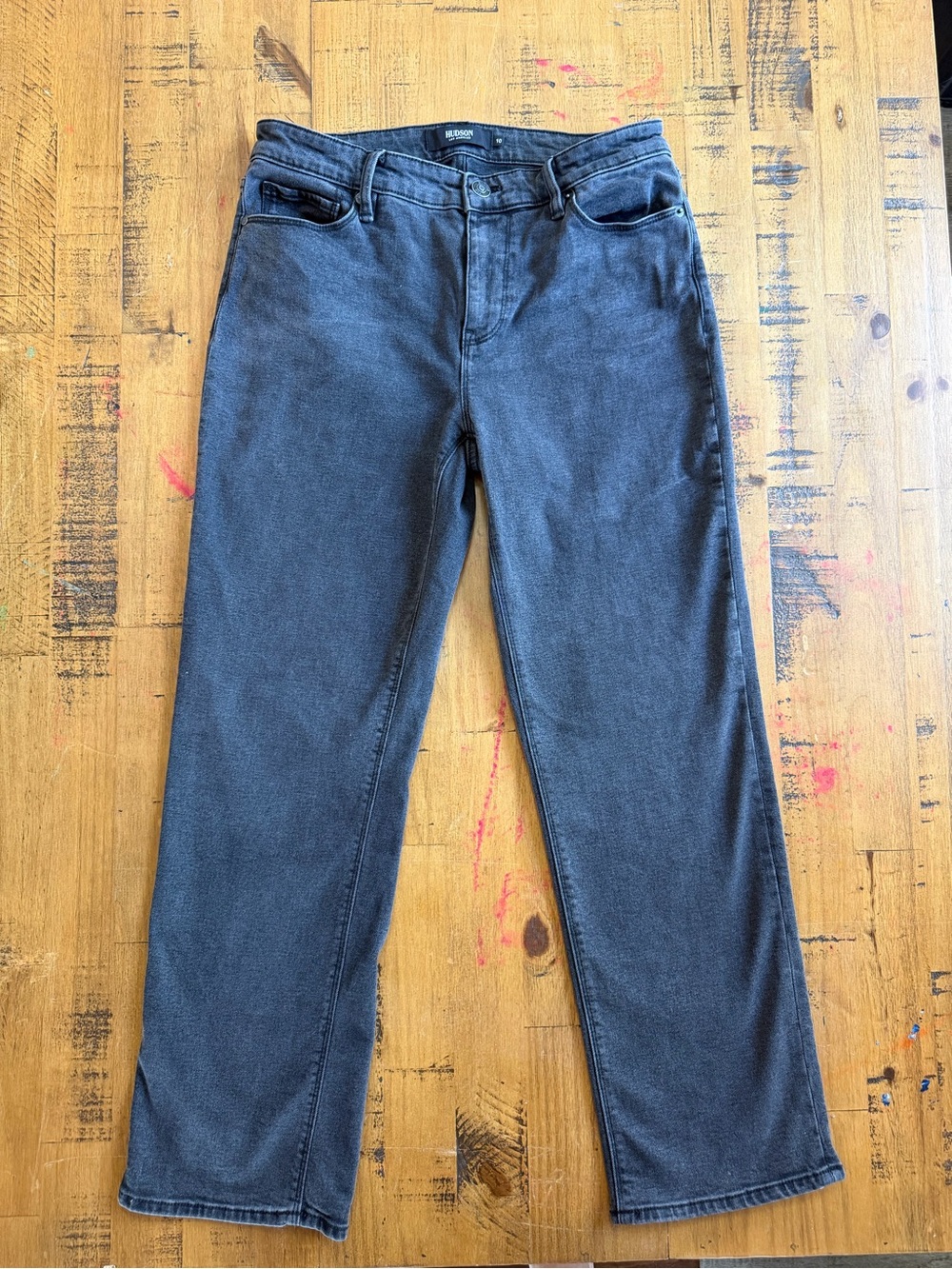 Hudson Jeans Women’s Straight Leg - Washed Gray